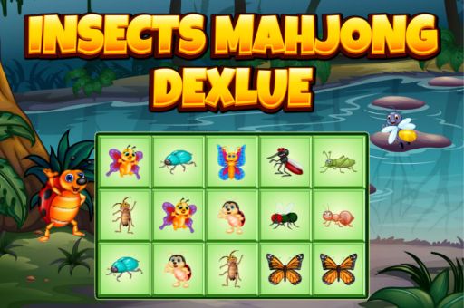 Insects Mahjong Deluxe Game