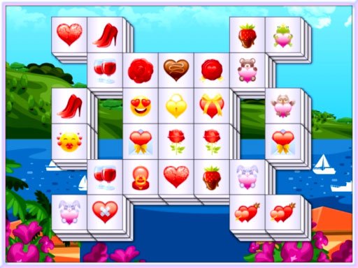 Valentines Mahjong Deluxe Game